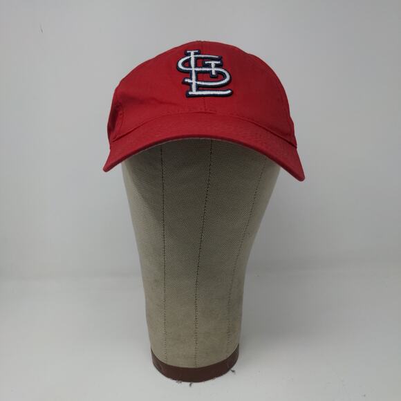 Team MLB St Louis Cardinals Strapback Hat Red Embroidered Logo OSFM - Picture 3 of 12